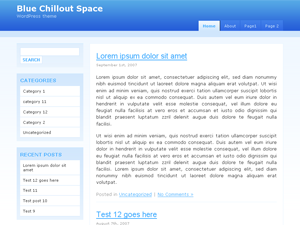 Blue Chillout Theme