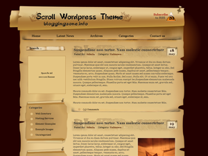 The Scroll Theme