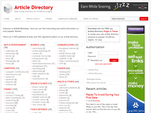 Article Directory Theme