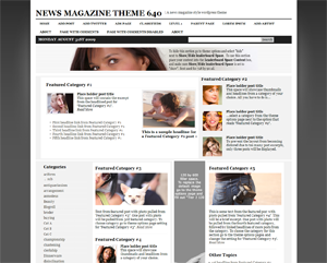 News Magazine Theme 640